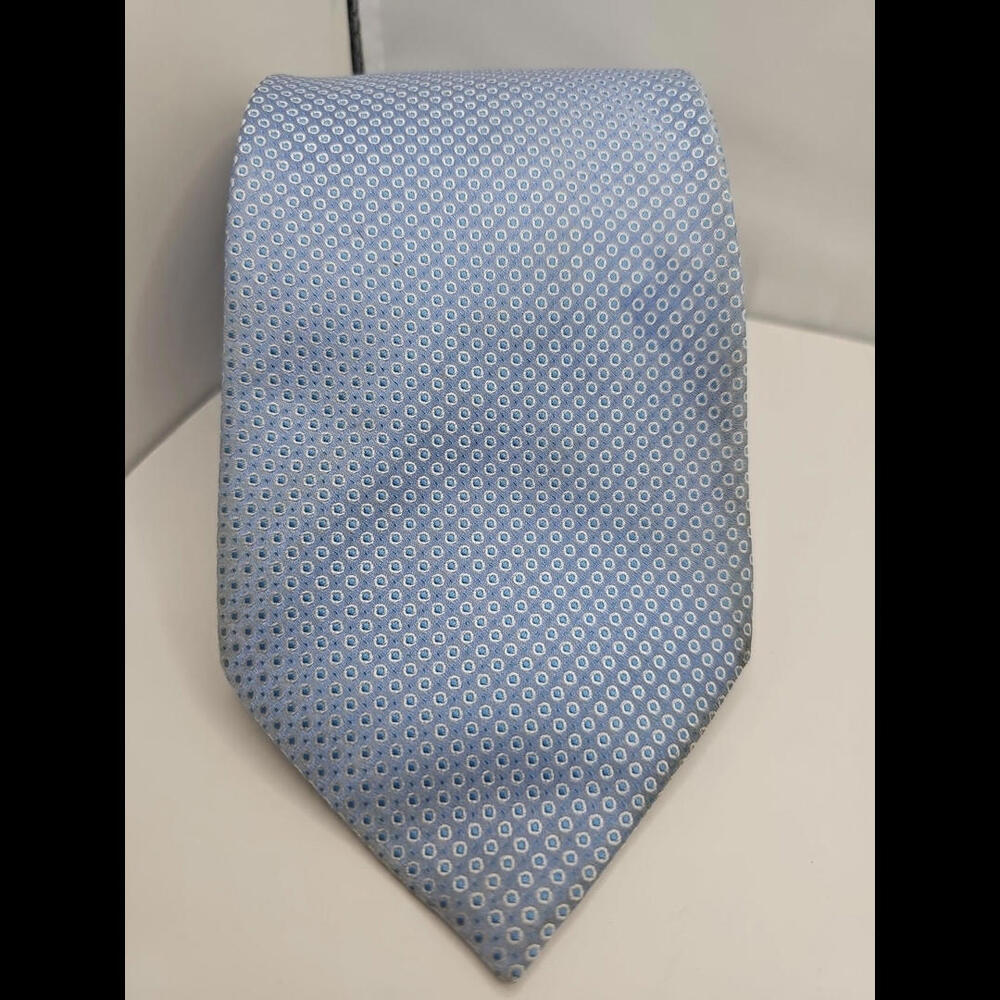 Hermosa New York Men's Tie Blue‎ Spotted 3.75 x 60